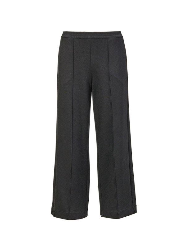 Goldner Goldner Wide Leg Hose in Schwarz
