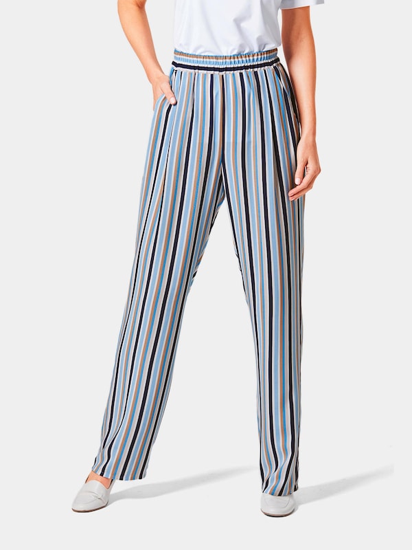 Goldner Goldner Regular Hose 'Palazzo' In Mischfarben