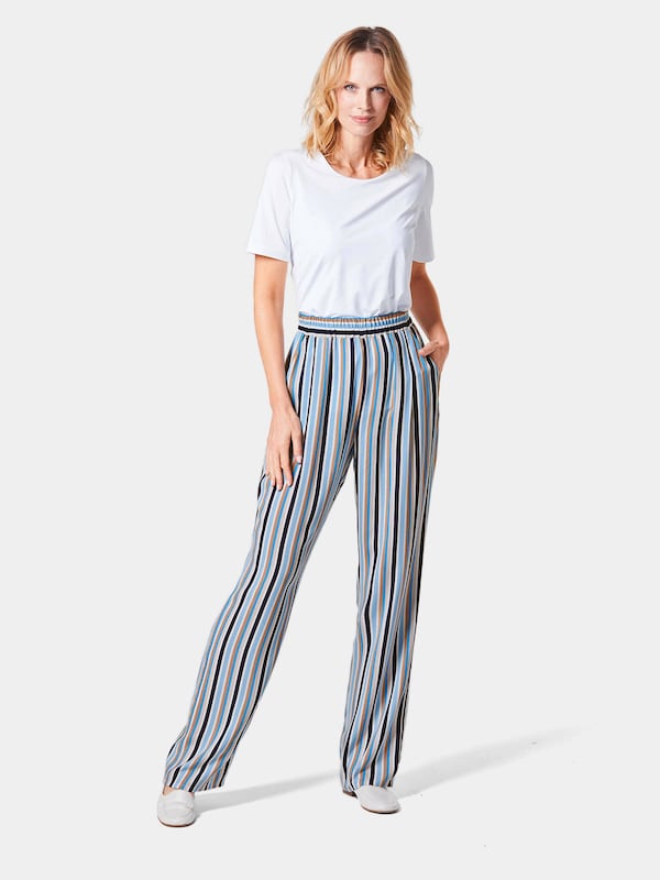 Goldner Goldner Regular Hose 'Palazzo' In Mischfarben