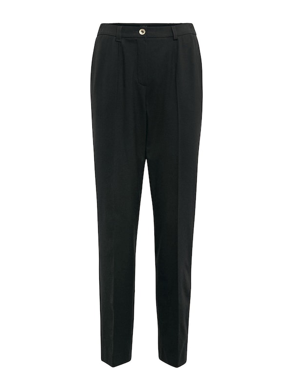 Goldner Goldner Slimfit Bügelfaltenhose 'Carla' in Nachtblau