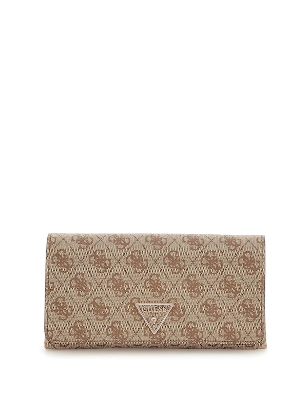 GUESS GUESS Clutch 'Noelle' in Dunkelbeige