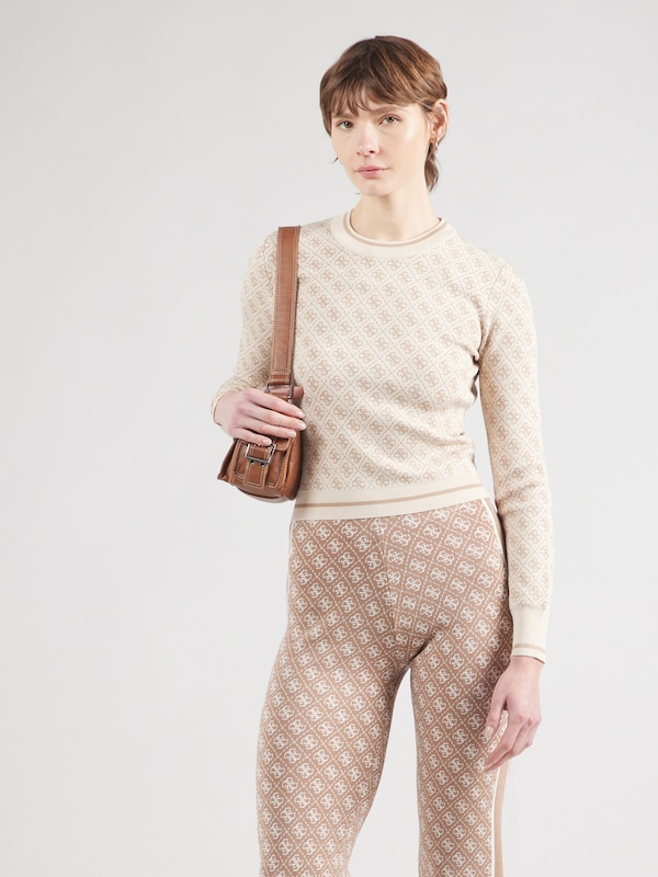 GUESS GUESS Pullover 'Lise' In Beige Creme