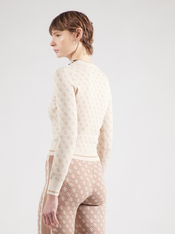 GUESS GUESS Pullover 'Lise' In Beige Creme