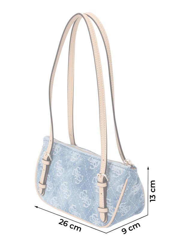 GUESS GUESS Schultertasche In Blue Denim Hellblau