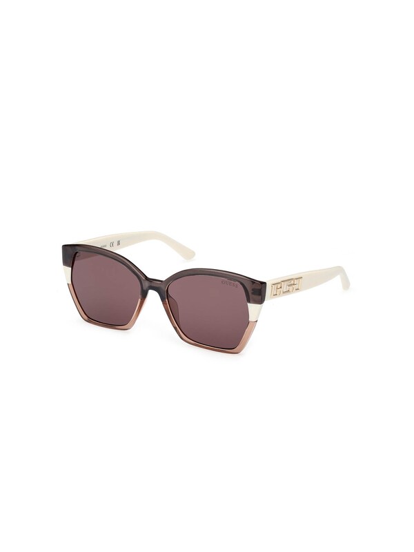 GUESS GUESS Sonnenbrille in Nude Ecru Braun