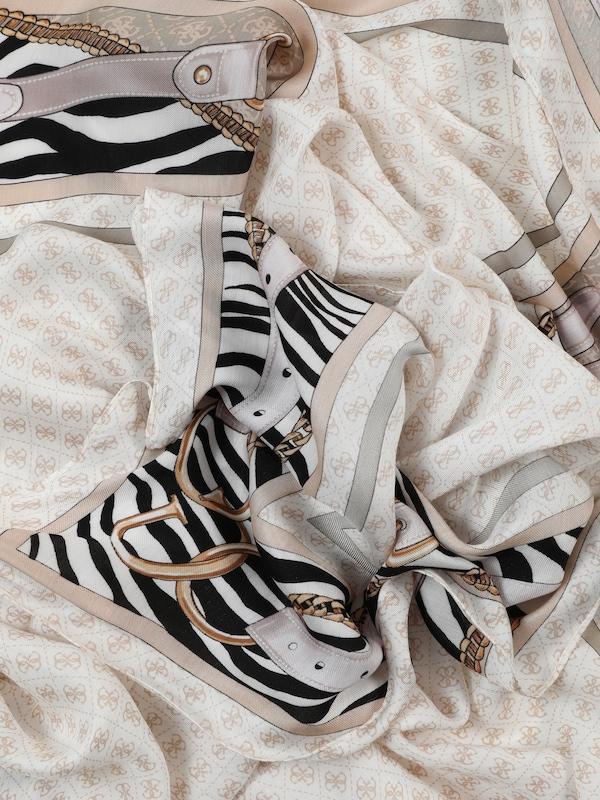 GUESS GUESS Tuch 'ZAMIRA' In Braun Hellbraun