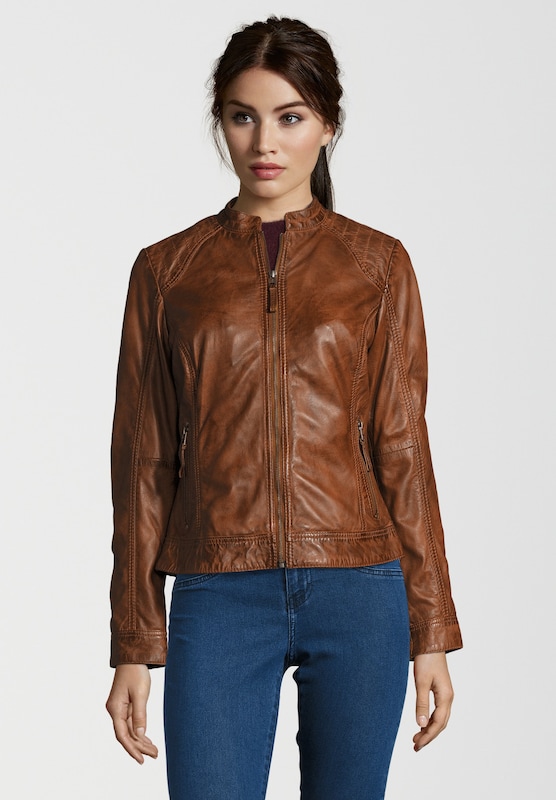 H.I.S H.I.S Übergangsjacke 'Salena' In Cognac