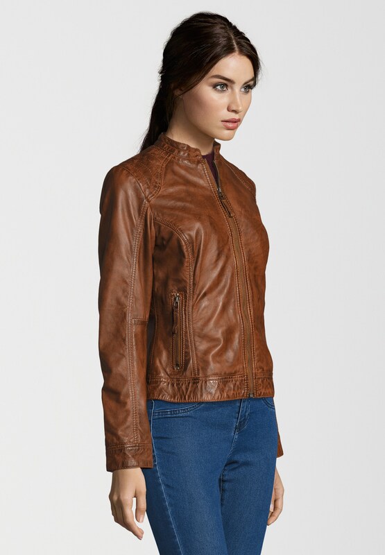 H.I.S H.I.S Übergangsjacke 'Salena' In Cognac