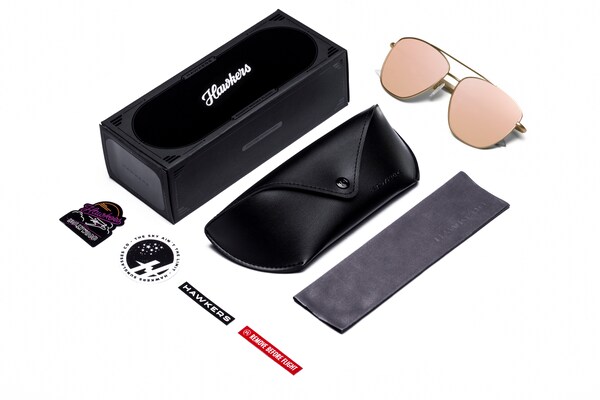 HAWKERS HAWKERS Sonnenbrille 'Lax' In Gold Rosé