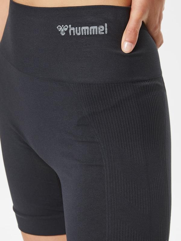 Hummel Hummel Skinny Sporthose 'Tif' In Grau Schwarz