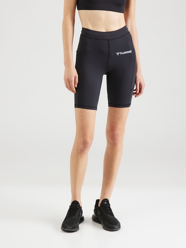 Hummel Hummel Skinny Sportshorts In Schwarz