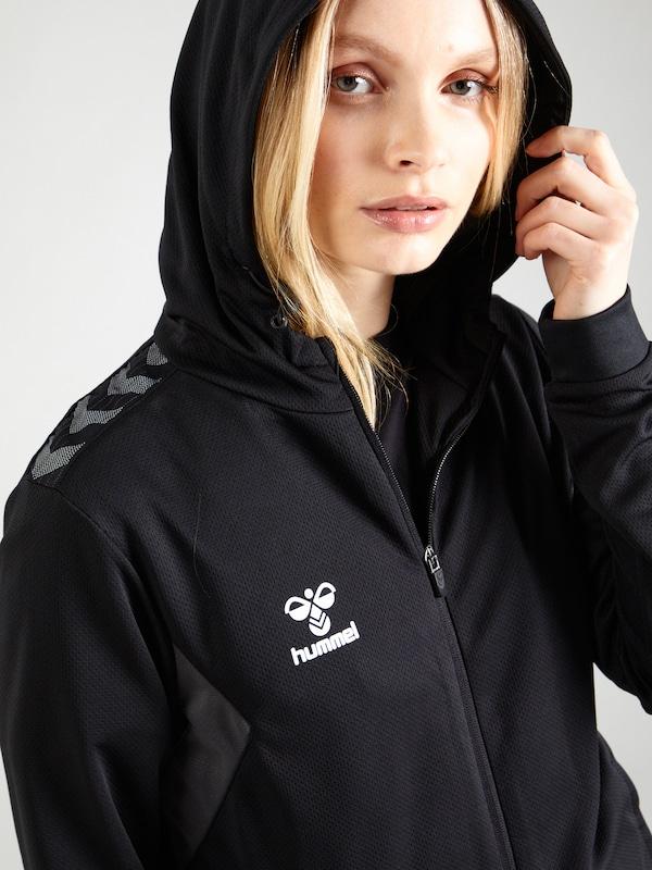 Hummel Hummel Sportsweatjacke 'AUTHENTIC' In Schwarz