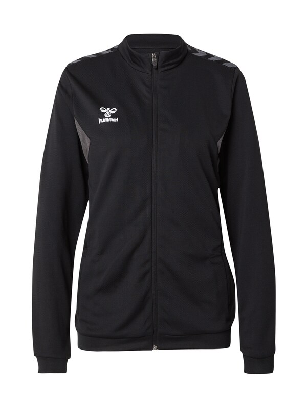 Hummel Hummel Sportsweatjacke 'AUTHENTIC' in Schwarz