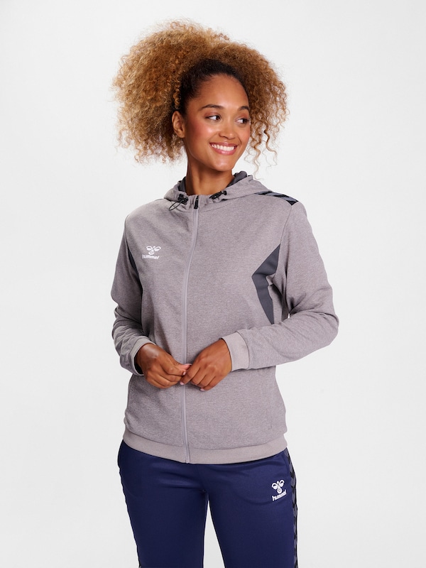 Hummel Hummel Sportsweatjacke In Stone