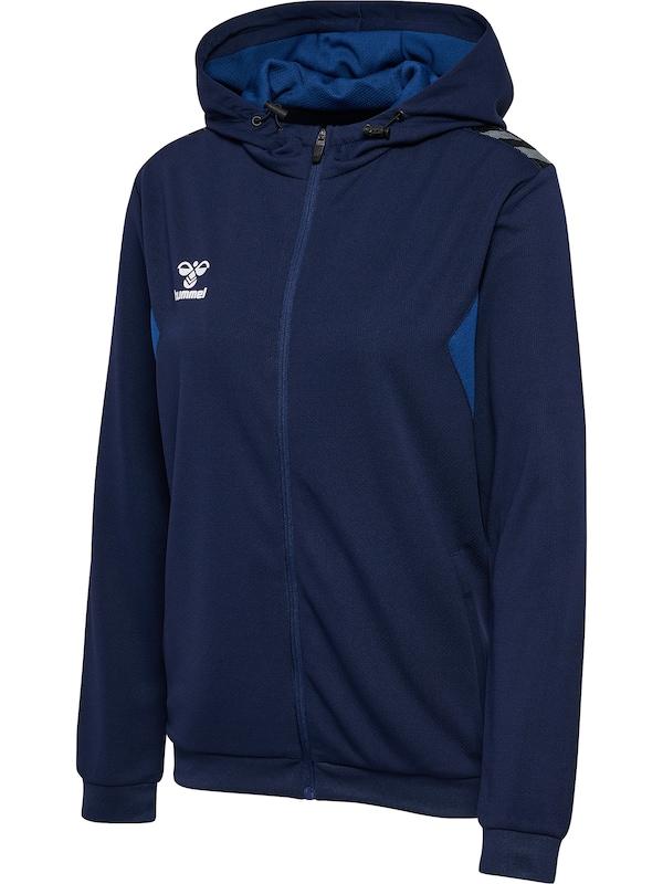 Hummel Hummel Sportsweatjacke 'AUTHENTIC PL' In Blau Marine