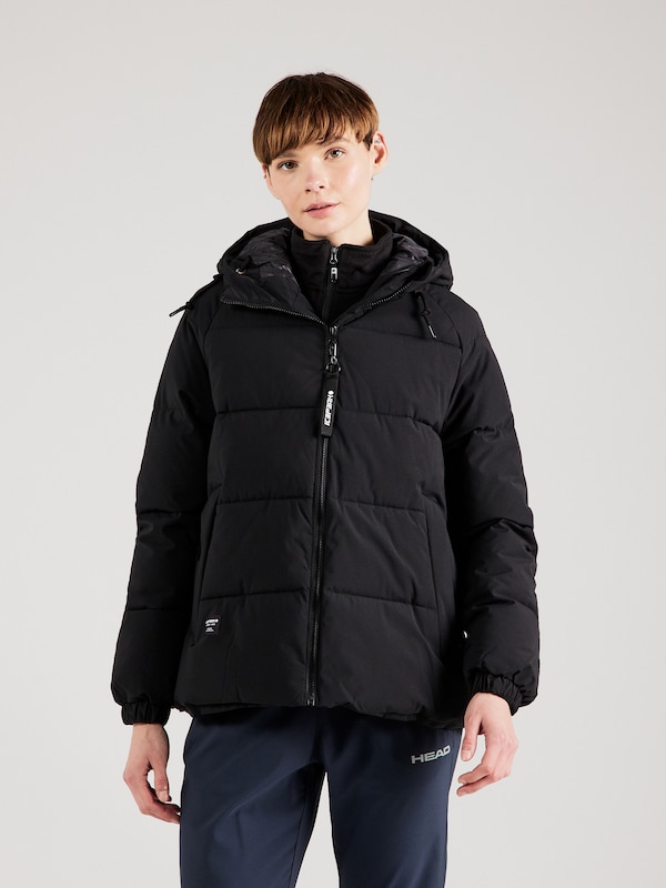 ICEPEAK ICEPEAK Outdoorjacke 'Adaman' In Schwarz