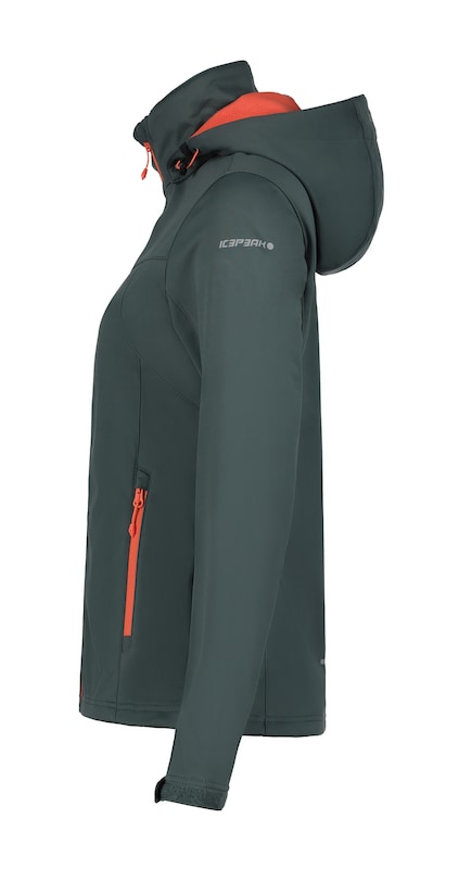 ICEPEAK ICEPEAK Outdoorjacke 'Boise' In Dunkelgrün
