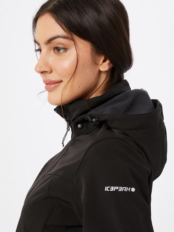 ICEPEAK ICEPEAK Outdoorjacke 'Brenham' In Schwarz