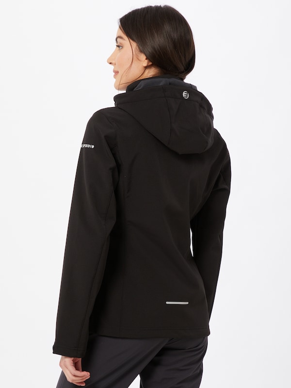 ICEPEAK ICEPEAK Outdoorjacke 'Brenham' In Schwarz