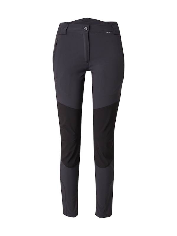 ICEPEAK ICEPEAK Slimfit Outdoorhose 'DORAL' in Grau