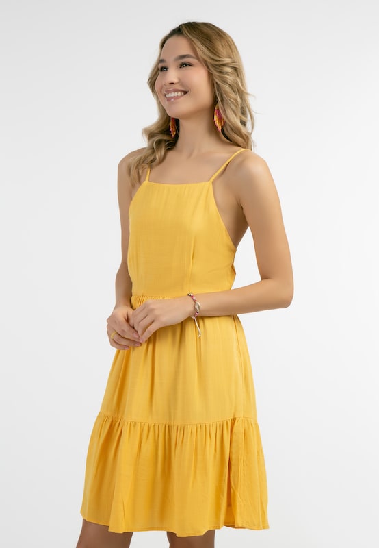 IZIA IZIA Kleid In Dunkelgelb