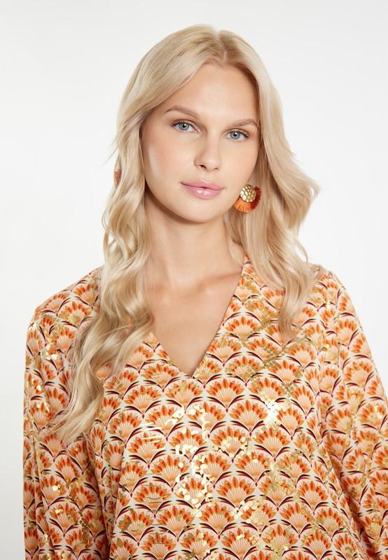 IZIA IZIA Kleid In Gold Pfirsich