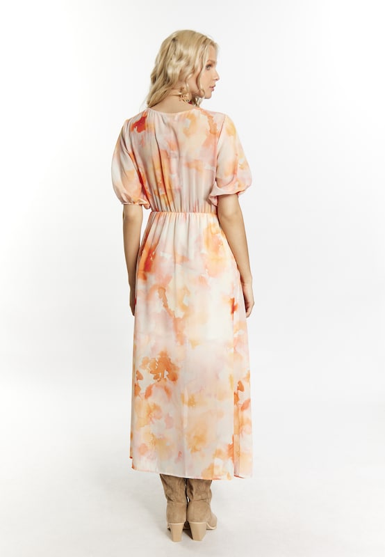 IZIA IZIA Kleid In Orange Apricot Hellorange