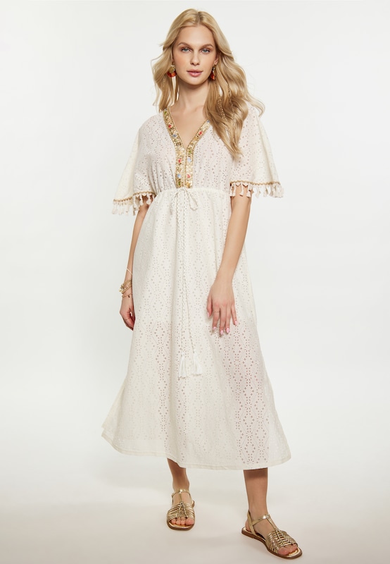 IZIA IZIA Sommerkleid In Weiß