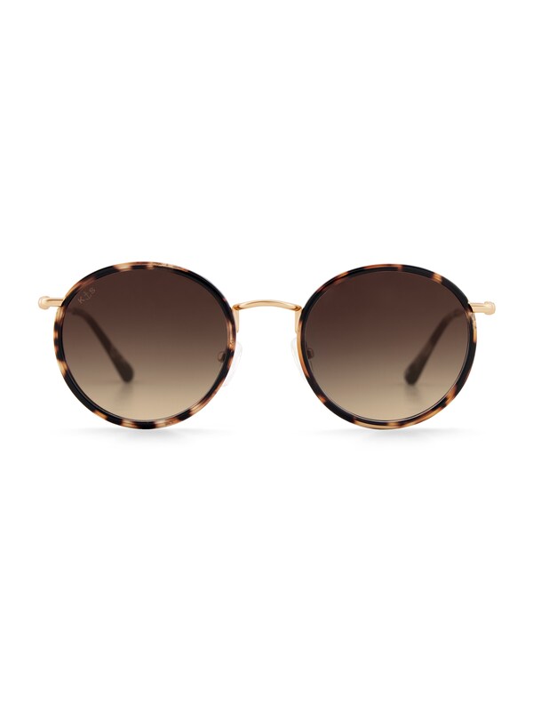 Kapten U0026 Son Kapten & Son Sonnenbrille 'Amsterdam Umber Tortoise Brown' In Ocker Dunkelbraun