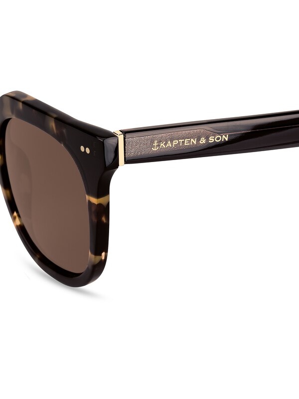 Kapten U0026 Son Kapten & Son Sonnenbrille 'Florence Amber Tortoise Brown ' In Braun Dunkelbraun