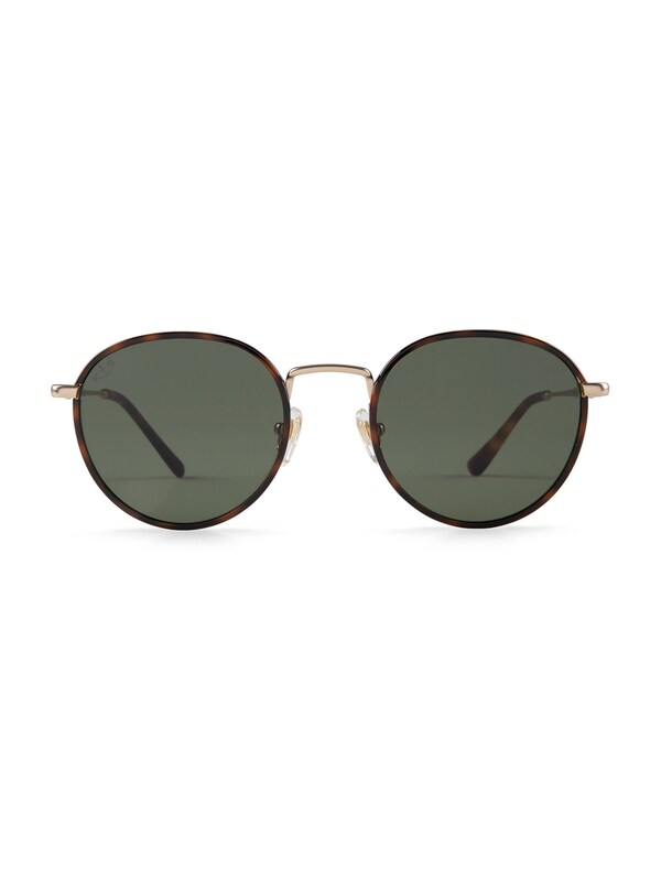 Kapten U0026 Son Kapten & Son Sonnenbrille 'London Gold Tortoise Green' In Braun Grün