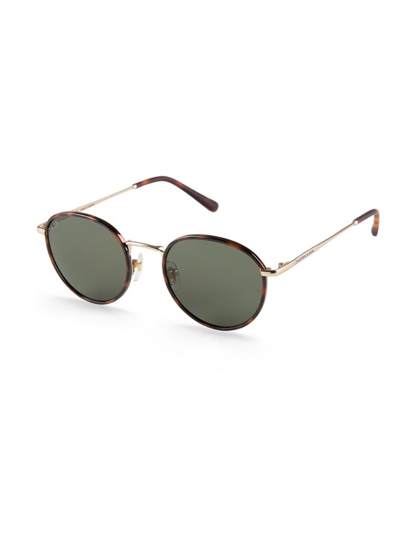 Kapten u0026 Son Kapten & Son Sonnenbrille 'London Gold Tortoise Green' in Braun Grün