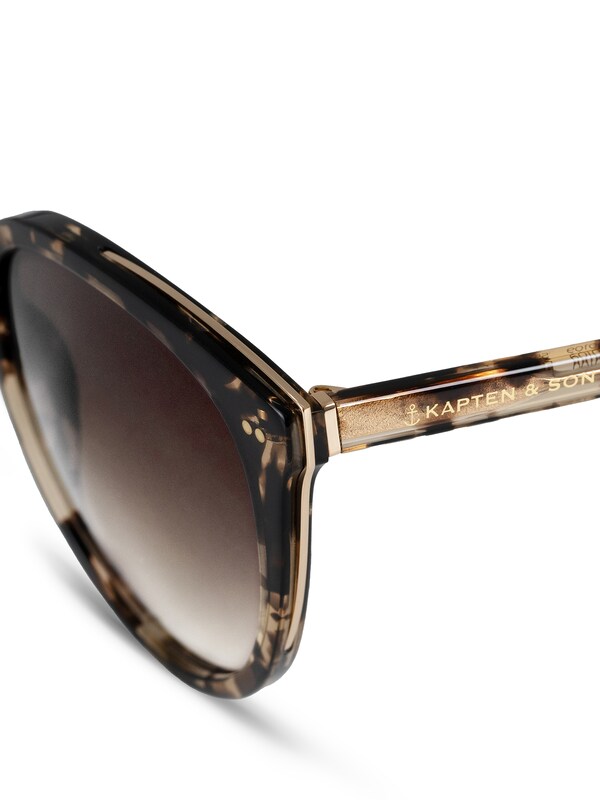 Kapten U0026 Son Kapten & Son Sonnenbrille 'Manhattan Crystal Tortoise Brown' In Cappuccino Dunkelbraun