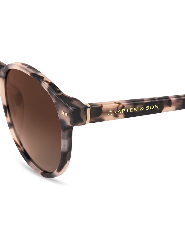 Kapten U0026 Son Kapten & Son Sonnenbrille 'Marais Sand Tortoise Brown' In Hellbraun
