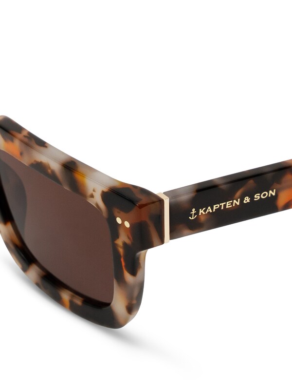 Kapten U0026 Son Kapten & Son Sonnenbrille 'Phoenix Desert Speckled Brown' In Braun Mokka