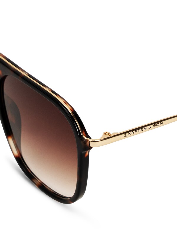 Kapten U0026 Son Kapten & Son Sonnenbrille 'Zurich Umber Tortoise Brown' In Cognac Dunkelbraun