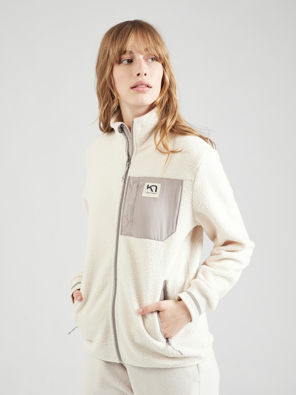Kari Traa Kari Traa Funktionsfleecejacke 'Rothe' In Creme Kitt