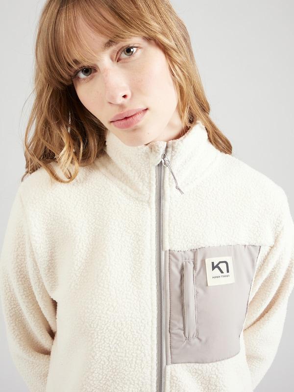 Kari Traa Kari Traa Funktionsfleecejacke 'Rothe' In Creme Kitt