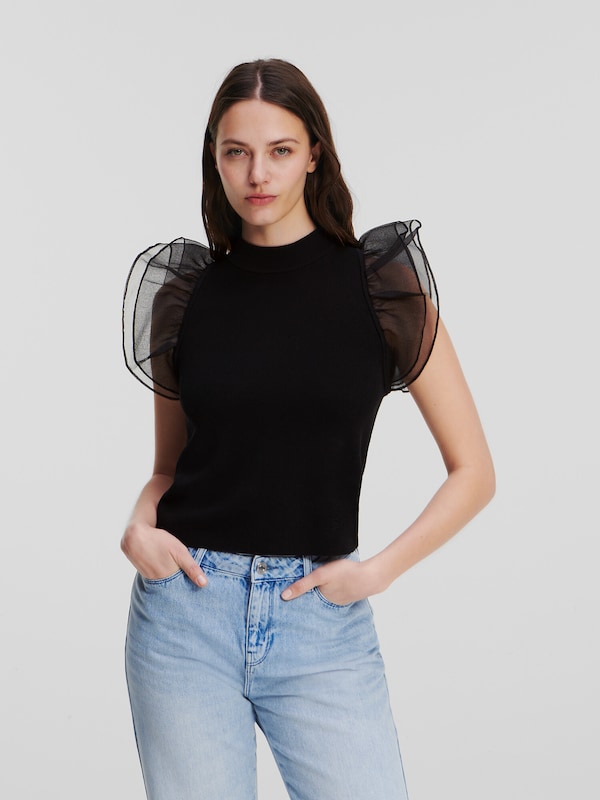 Karl Lagerfeld Karl Lagerfeld Top In Schwarz