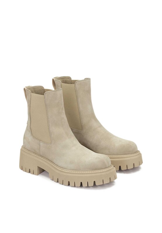 Kazar Kazar Chelsea Boots In Beige