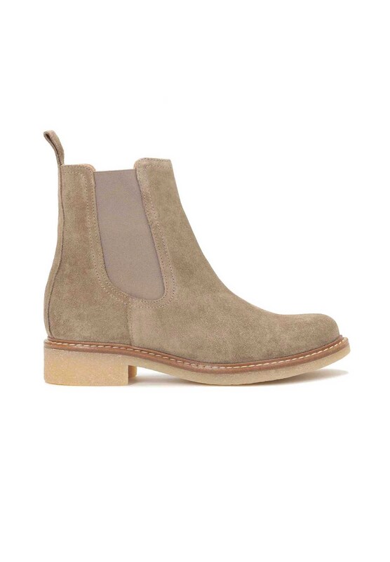 Kazar Kazar Chelsea Boots In Chamois Dunkelbeige