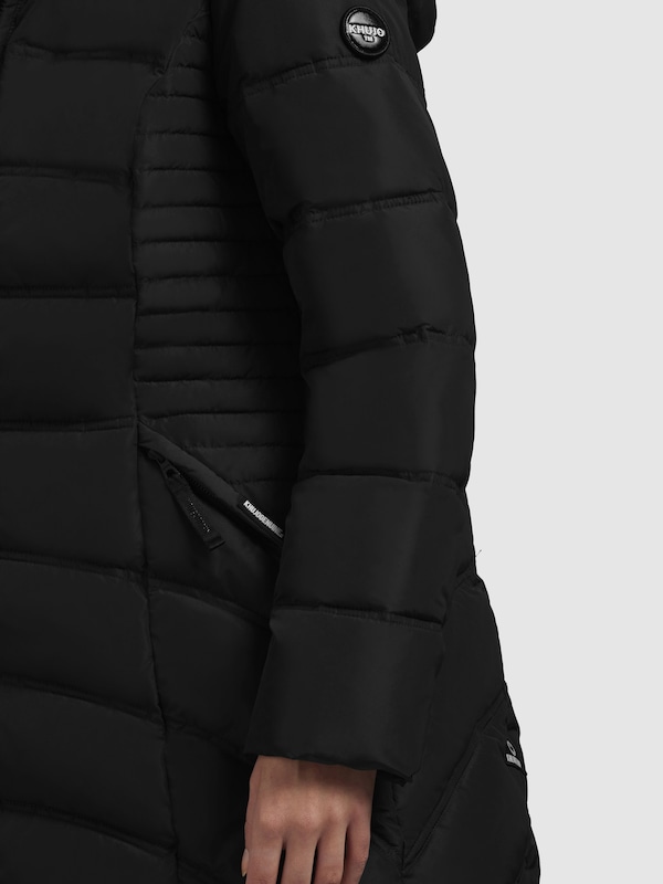 Khujo Khujo Mantel 'Freya' In Schwarz