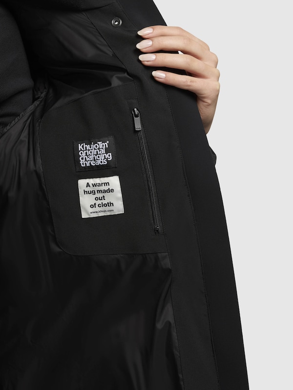 Khujo Khujo Wintermantel 'RIAD' In Schwarz