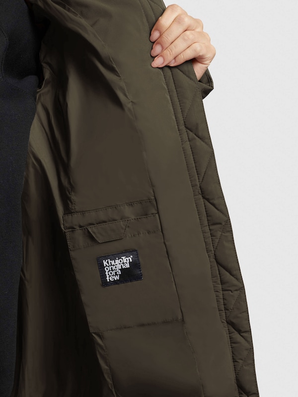 Khujo Khujo Wintermantel 'Tynse' In Khaki