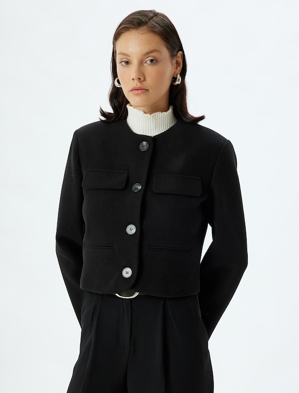 Koton Koton Blazer in Schwarz