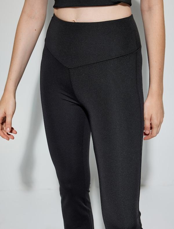 Koton Koton Flared Leggings In Schwarz