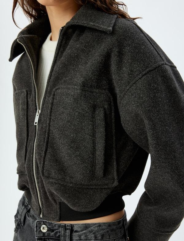 Koton Koton Jacke In Anthrazit