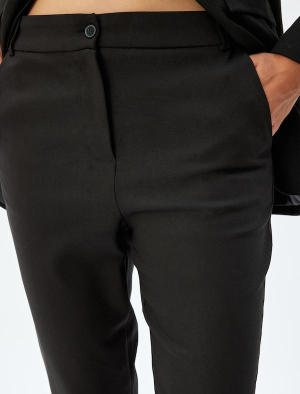 Koton Koton Slimfit Hose In Schwarz