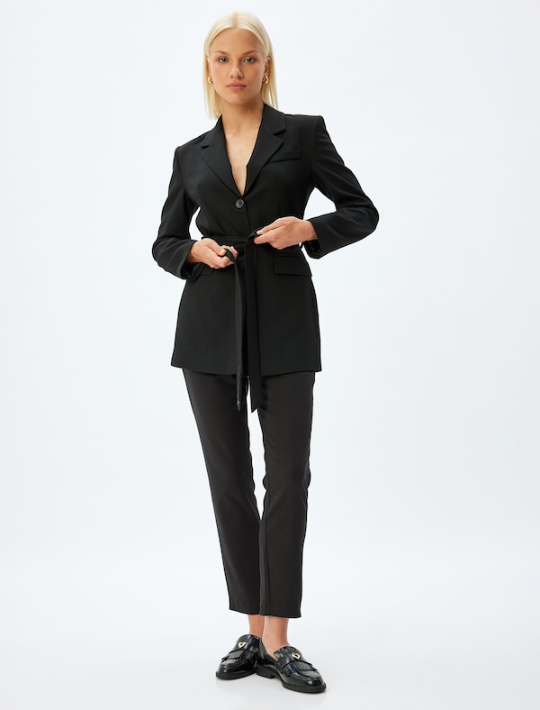 Koton Koton Slimfit Hose In Schwarz