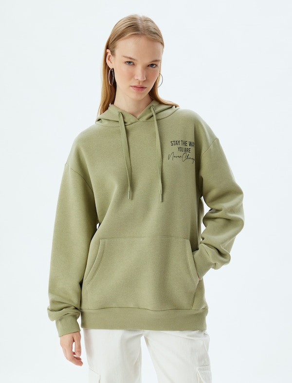 Koton Koton Sweatshirt In Grün Tanne
